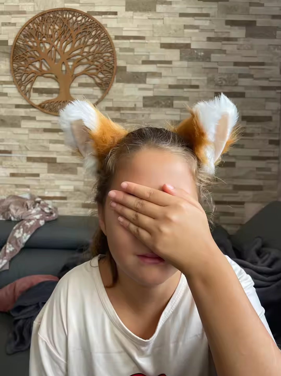 Diadema de Zorro Marron  8