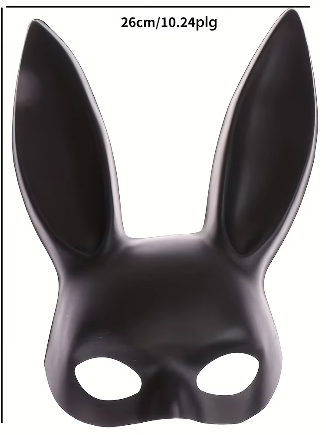 Antifaz Conejita Negra Mate 3