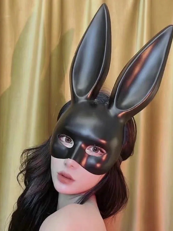 Antifaz Conejita Negra Mate 5