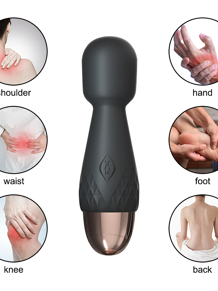 Mini consolador  con carga entrada USB 6