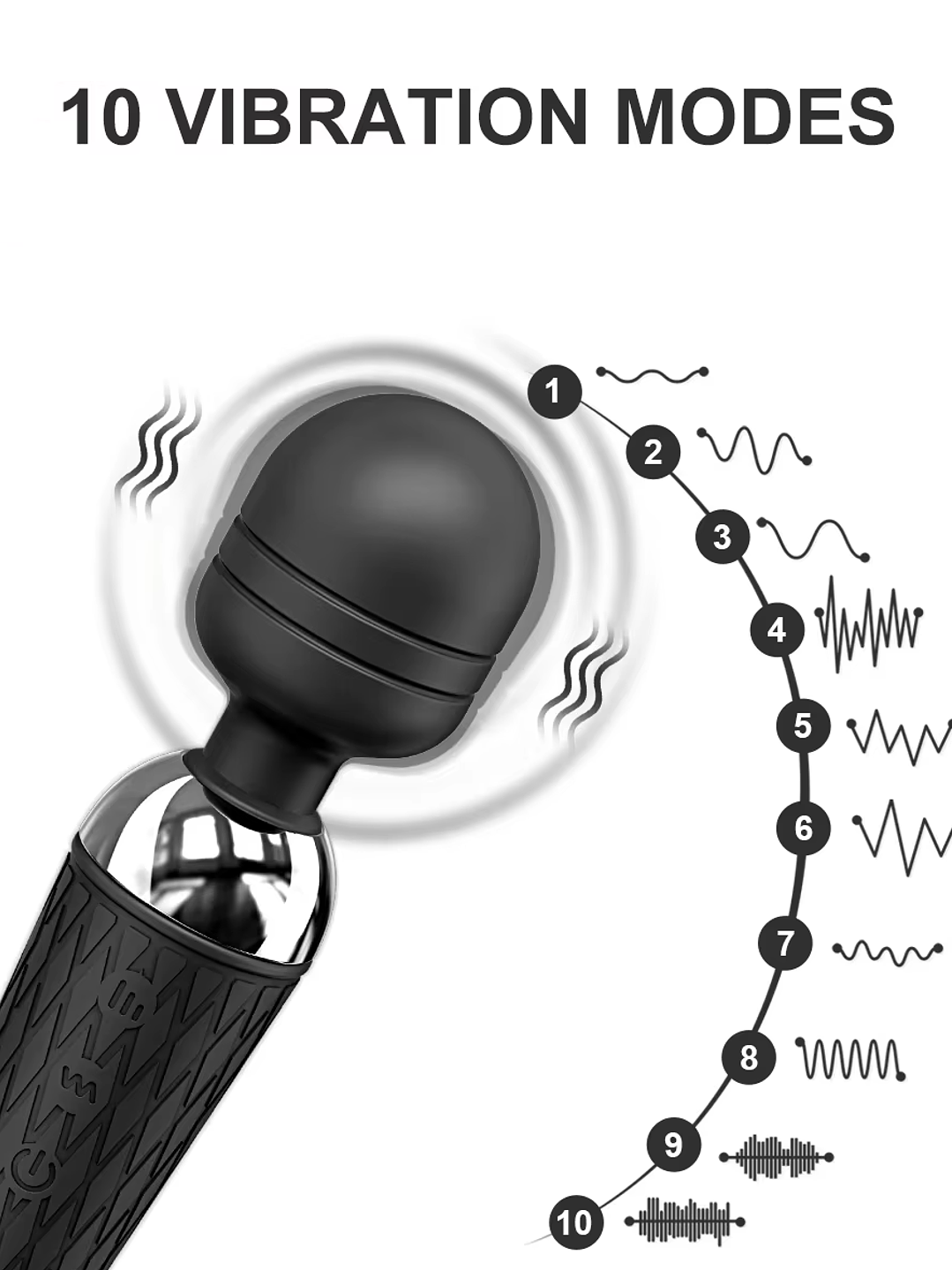 Juguete tipo micrófono masajeador 4