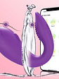 Consolador vibrador estimulante juguete sexual tipo ballena  - Miniatura 5