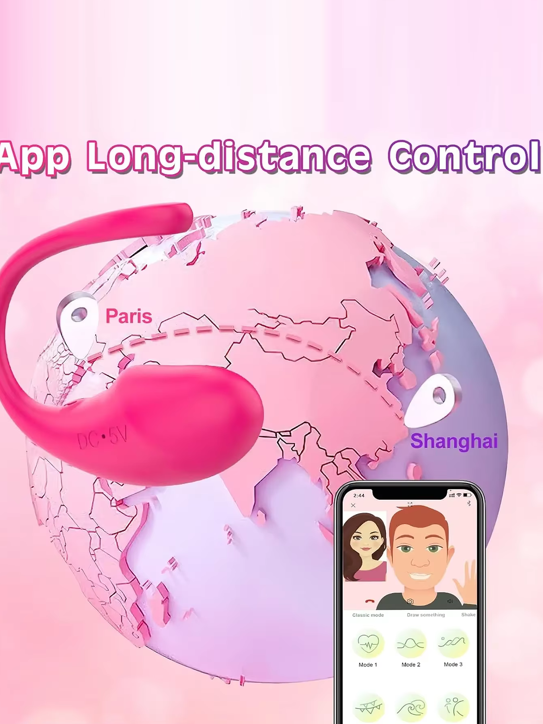 Juguete sexual para parejas vibrador control por aplicativo 9