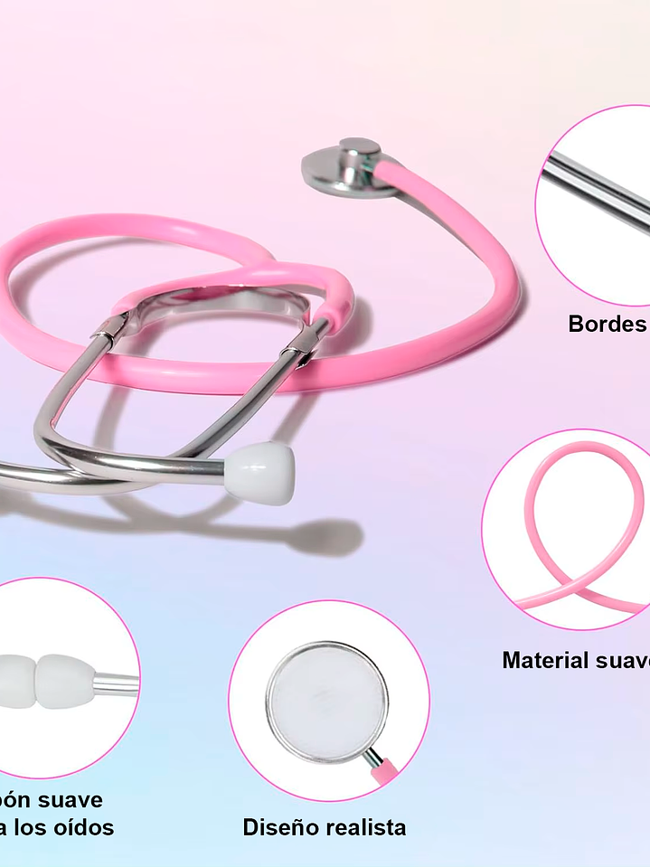 Estetoscopio Accesorio Para Juego de Rol 8