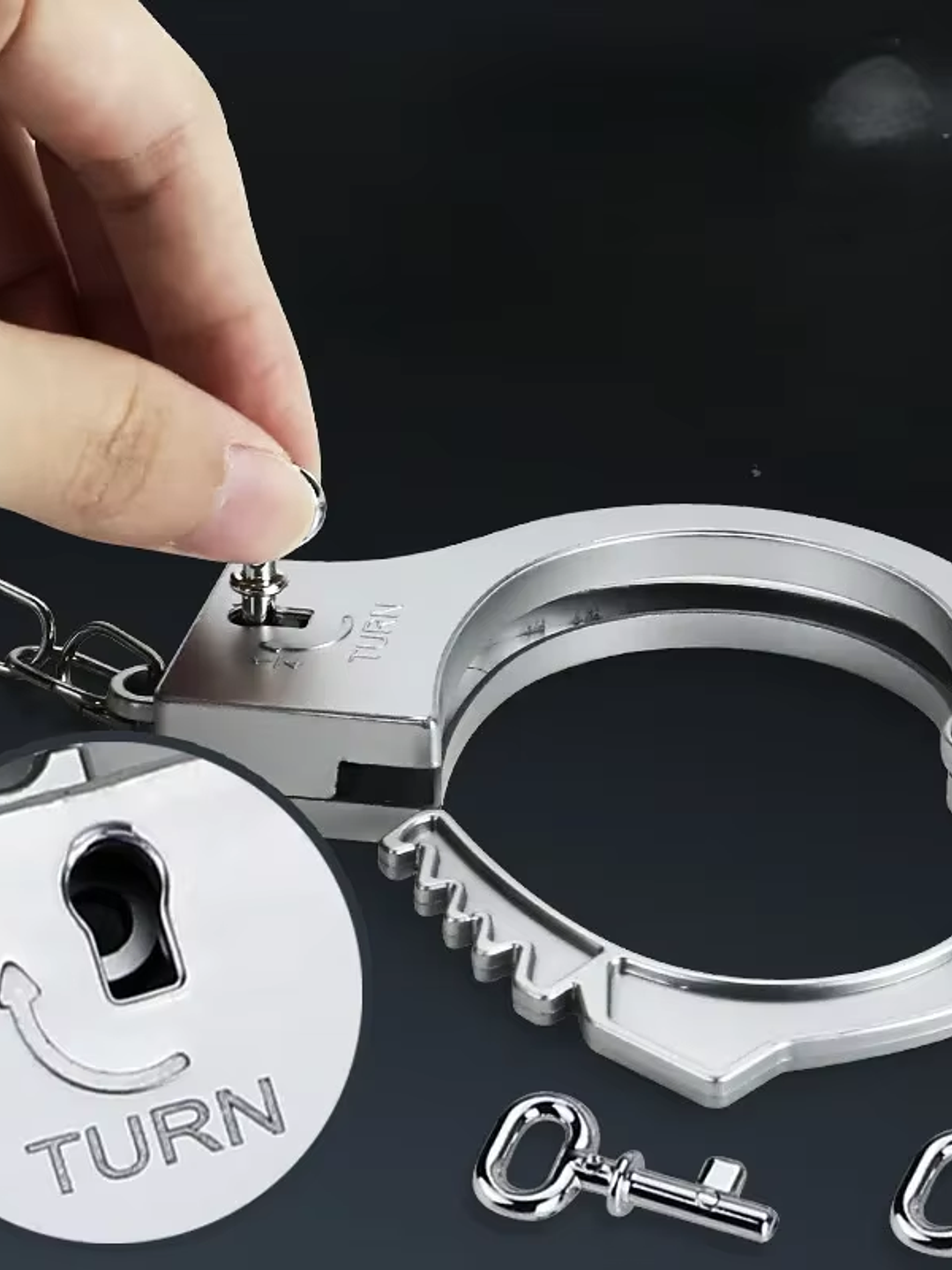 Esposas/ Marrocas de Policía Efecto realista 6