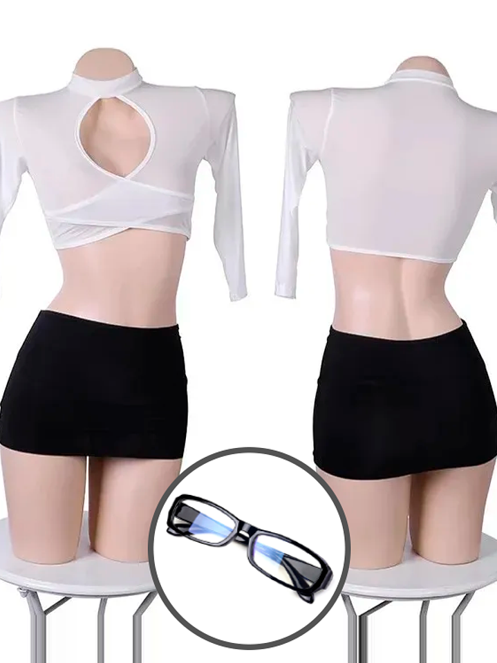 Set lencería disfraz de secretaria / Profesora 2