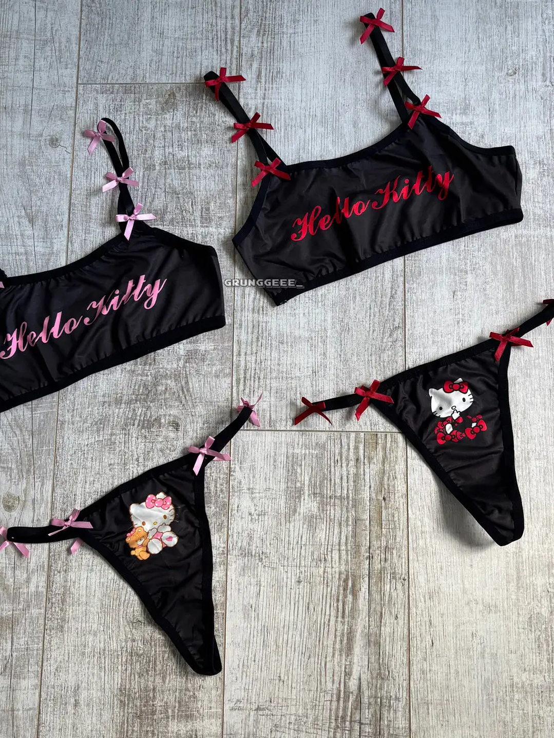 Conjunto 2 piezas - Hello Kitty Charm Pink/ Red 🎀 6