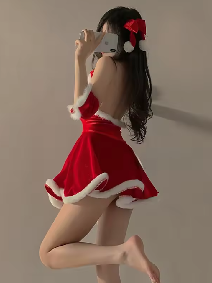 Encanto y Elegancia - Vestido Candy Santa Navideño 5