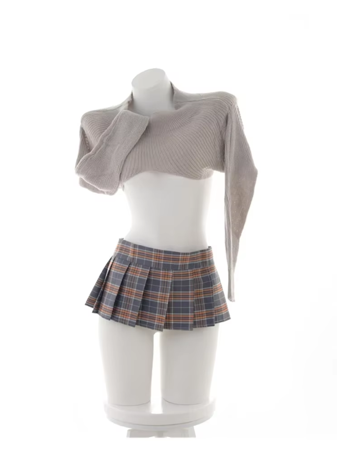 Conjunto Universitario Gris - SoftCharm Estudiante Colegiala 4