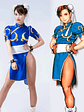 Body Cosplay Chun Li Impact - Falda + Moños Lancería - Miniatura 1