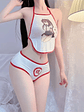 MICHIKO - CONJUNTO PIJAMA ESTAMPADO ANIME LENCERIA REGULABLE - Miniatura 7