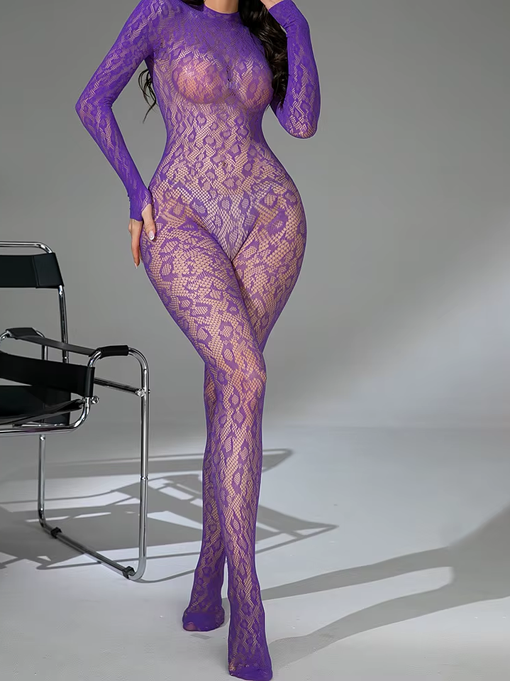 MALLA DE CUERPO ENTERO SEXY LEOPARDO  7