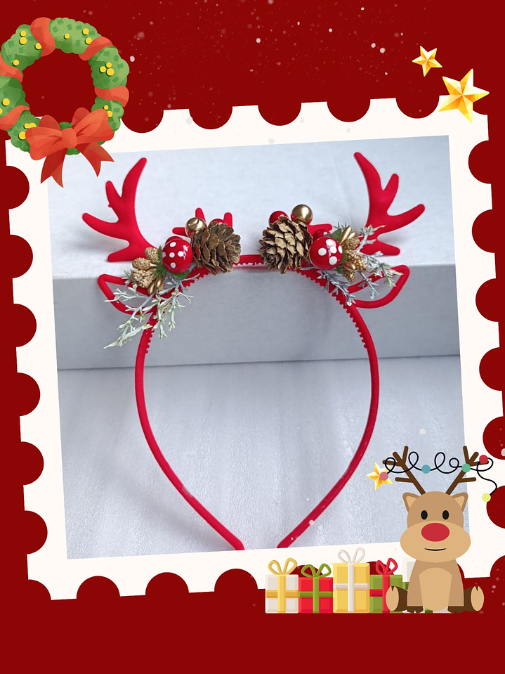 DIADEMAS NAVIDEÑAS RENITO 3