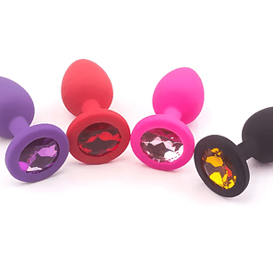 DILDO DIAMONT SILICONA SILICONA FLEXIBLE 