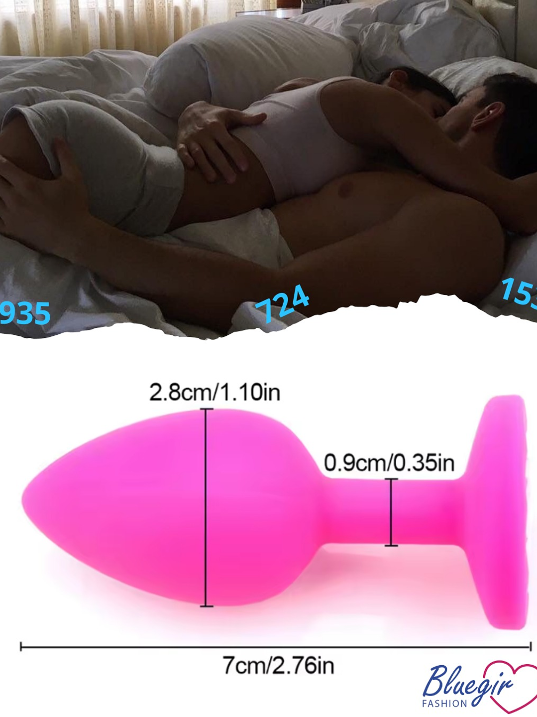 DILDO DIAMONT SILICONA SILICONA FLEXIBLE  4