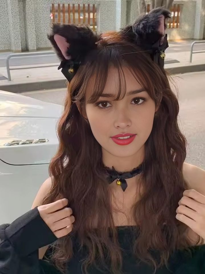 NEKO DIADEMA GATITO CON CASCABEL + GARGANTILLA 2