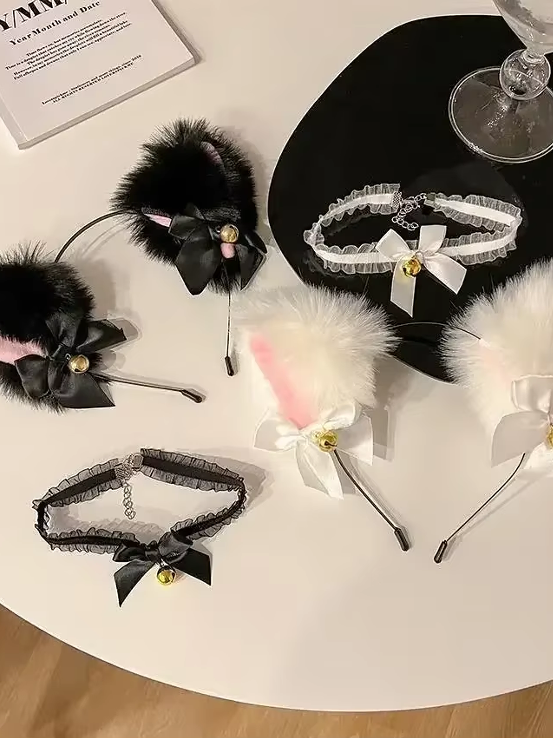 NEKO DIADEMA GATITO CON CASCABEL + GARGANTILLA 4