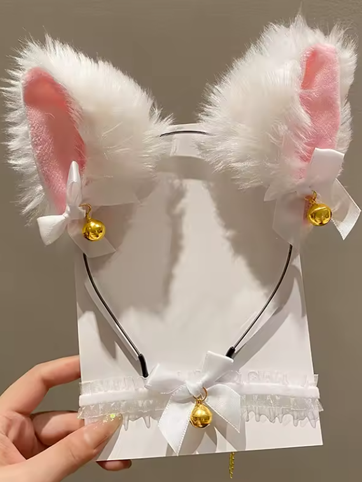 NEKO DIADEMA GATITO CON CASCABEL + GARGANTILLA 5