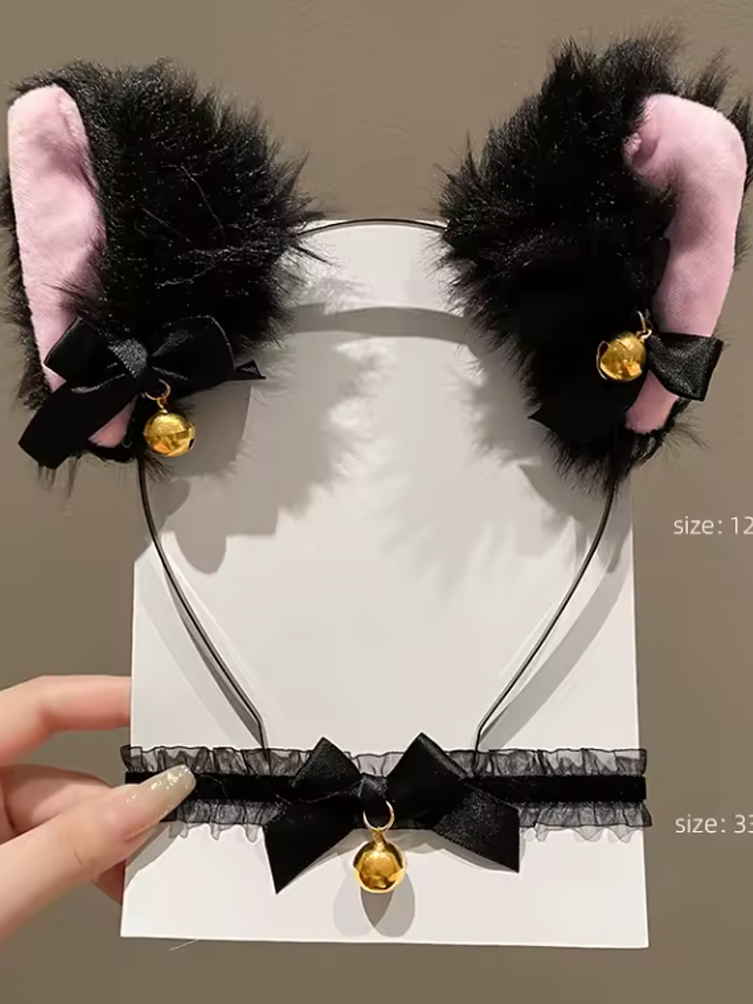 NEKO DIADEMA GATITO CON CASCABEL + GARGANTILLA 6