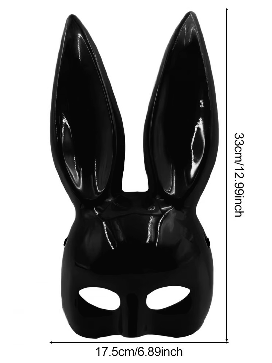 BUNNY MASCARA CON OREJAS DE CONEJITO SNOW  7