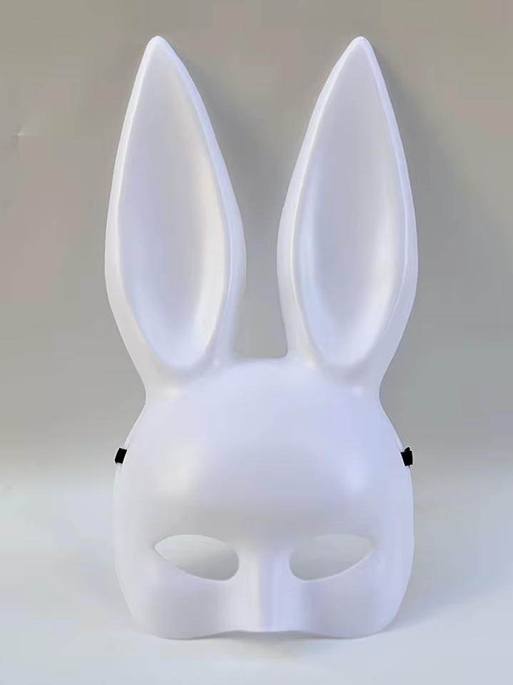 BUNNY MASCARA CON OREJAS DE CONEJITO SNOW  4