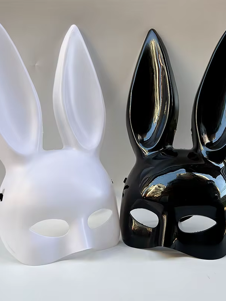 BUNNY MASCARA CON OREJAS DE CONEJITO SNOW  1