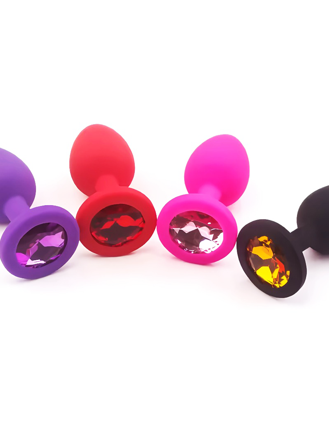 DILDO DIAMONT SILICONA SILICONA FLEXIBLE  1