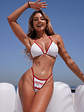 ARELY CHERRY Conjunto Bikini 3 piezas Braga + Sostén + camiseta - Miniatura 2