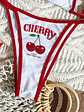 ARELY CHERRY Conjunto Bikini 3 piezas Braga + Sostén + camiseta - Miniatura 6