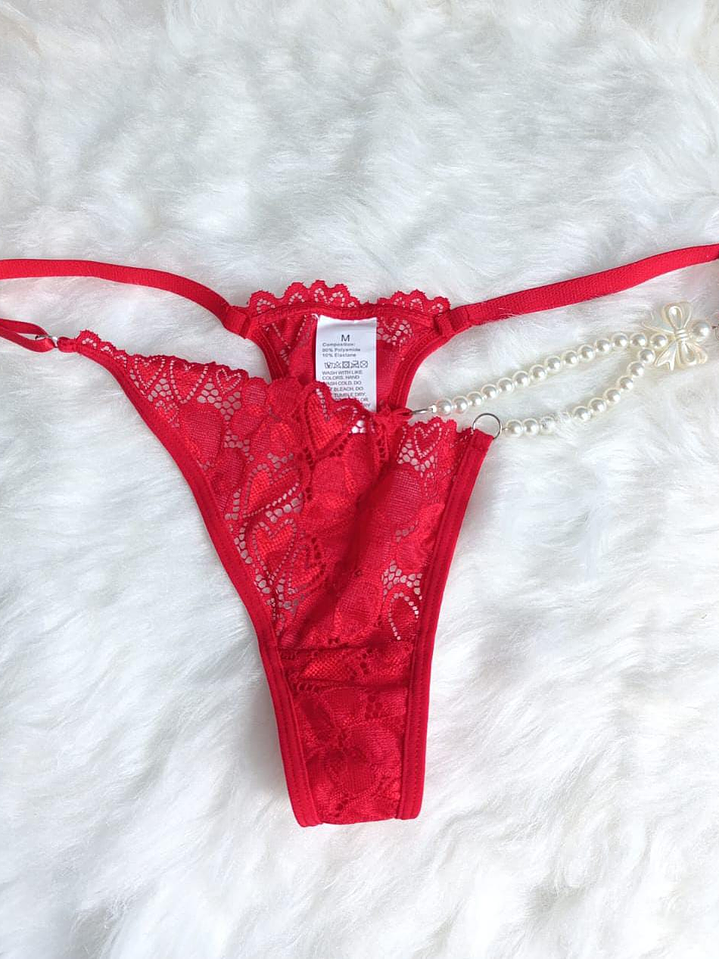 VALLOLET FLEX BRAGA DE ENCAJE CON PERLAS Y LACITO APERLADA 5