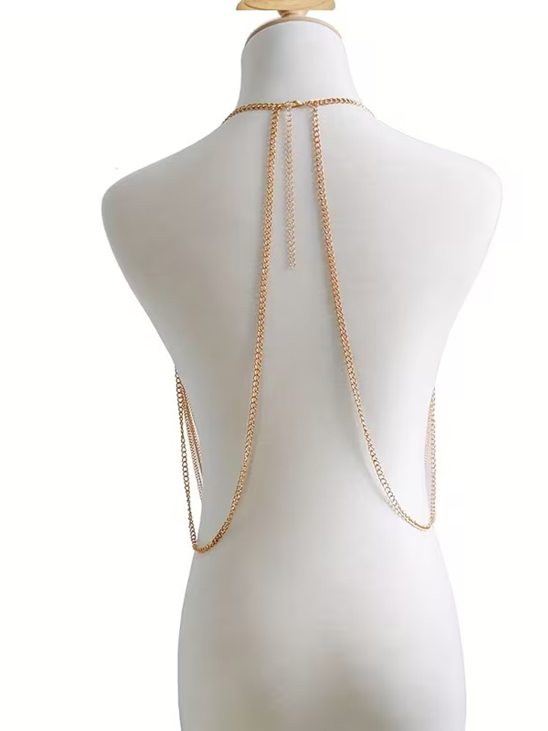 DIANY RIF SET DE CADENA MULTICAIDA CON ARETES COLGANTES 3