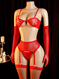 ESCARLATA FLEX CONJUNTO COMPLETO MALLA CON PORTALIGAS - Miniatura 2