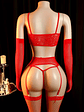 ESCARLATA FLEX CONJUNTO COMPLETO MALLA CON PORTALIGAS - Miniatura 4