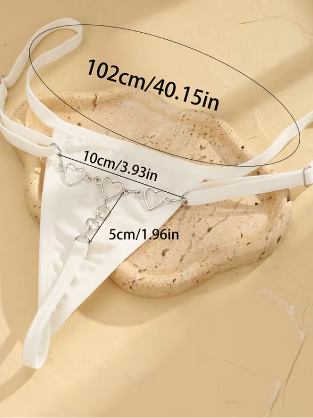 KALI FLEX BRAGA DE ALGODÓN CON CADENAS CORAZON 6