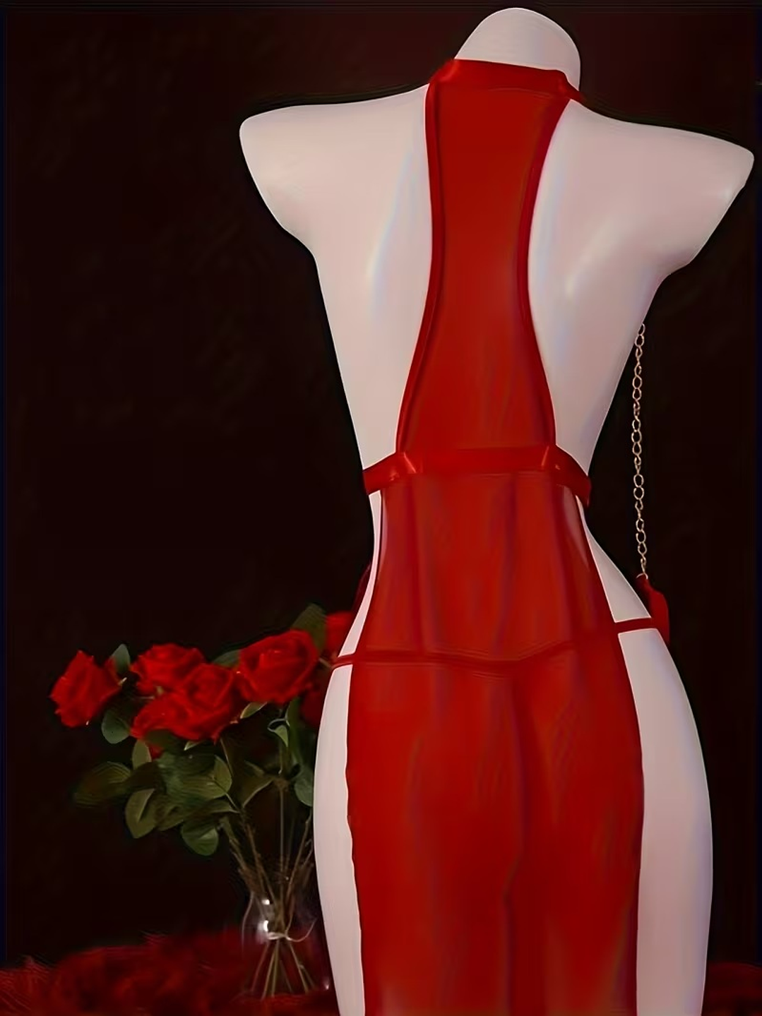 GREYS FLEX CONJUNTO BAILARINA EXOTICA CON CADENAS Y CASCABEL 3