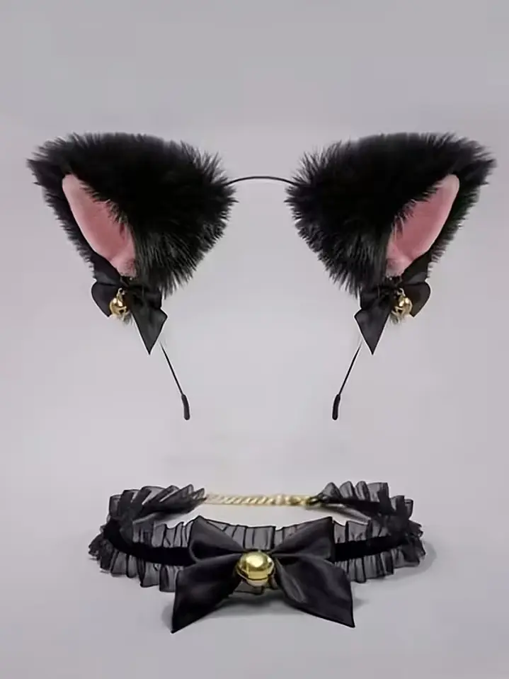 SET DE ACCESORIOS DE GATITO CASCABEL - MIAU 1