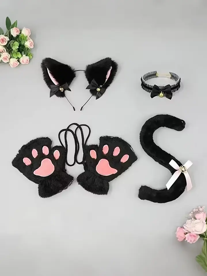 SET DE ACCESORIOS DE GATITO CASCABEL - SIMBA  1