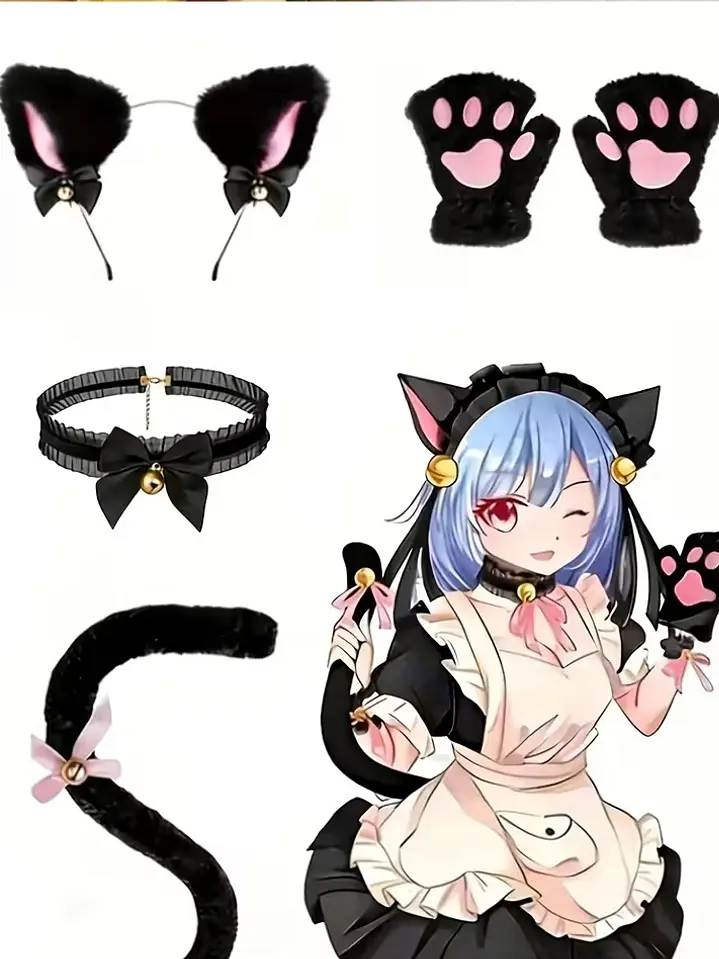 SET DE ACCESORIOS DE GATITO CASCABEL - SIMBA  2