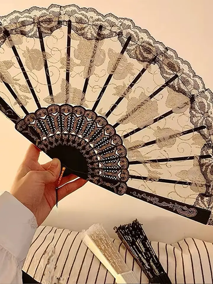  ABANICO ENCAJE FLORAL - BRISA 3