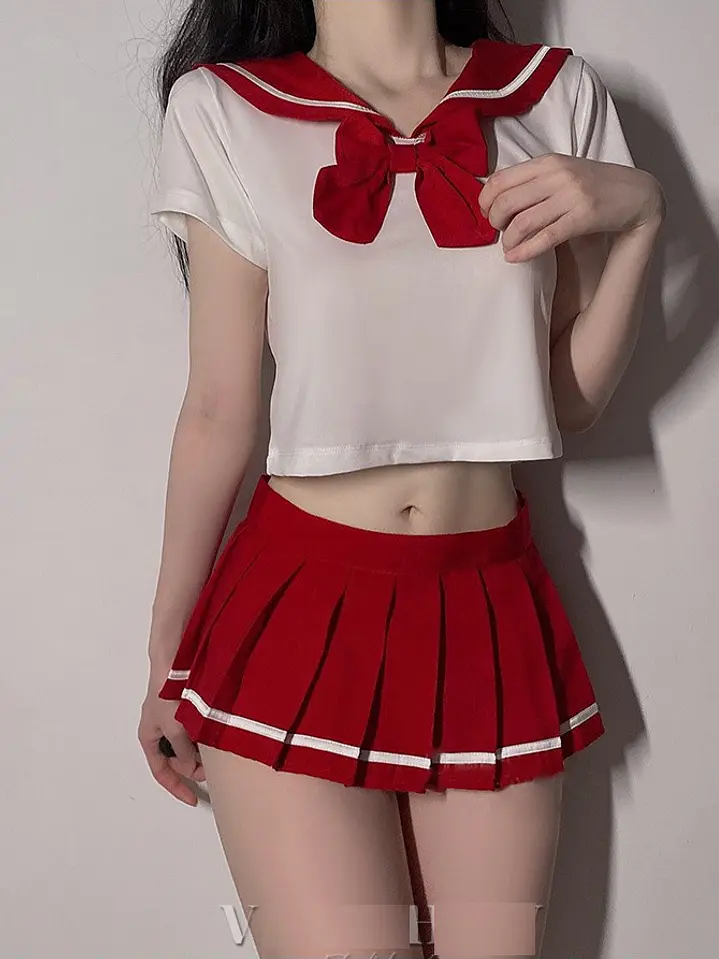  CONJUNTO SAILOR COLEGIALA ROJO - JULIETTE 4