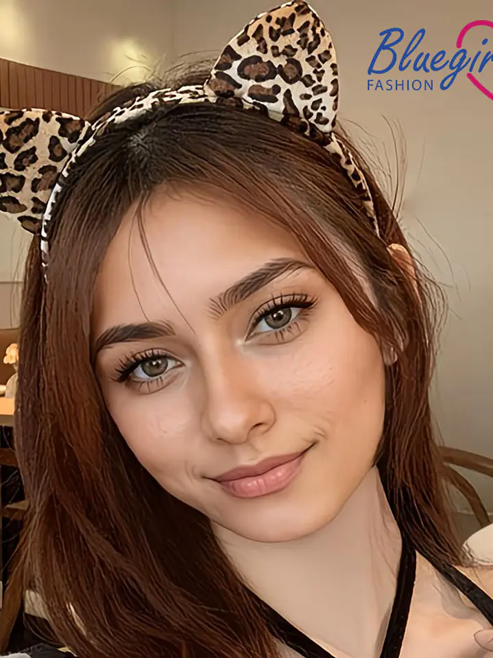 FELINA DIADEMA DE LEOPARDO  3