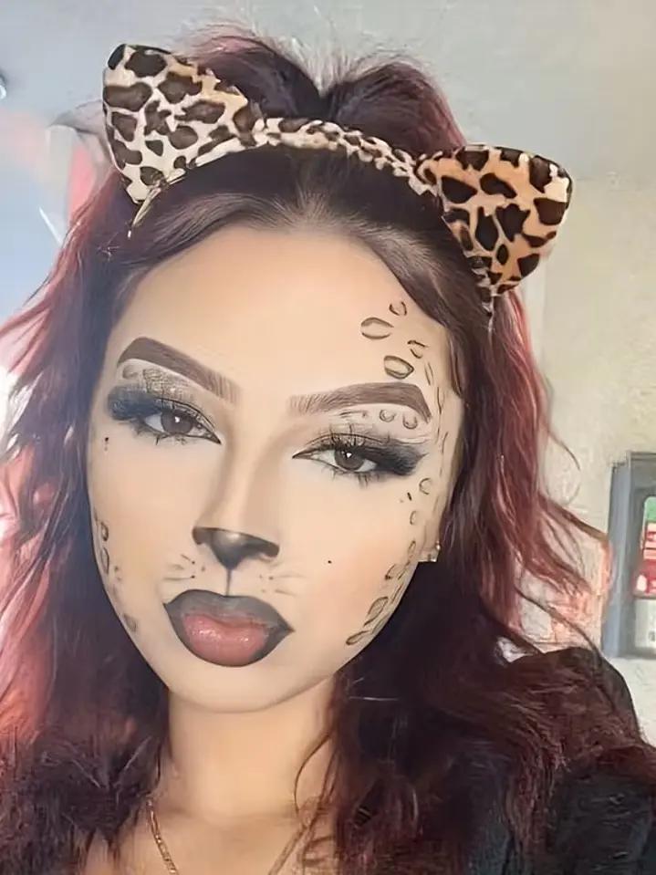 FELINA DIADEMA DE LEOPARDO  2