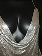  VESTIDO SEXY DE NOCHE LENTEGUELA METALICO BRILLANTE  - AFRODITA - Miniatura 3