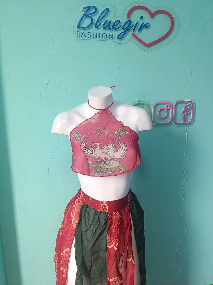 CONJUNTO VESTIDO CHINO HANFU TRANSPARENTE _ ASMARA FLEX  4