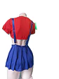 CONJUNTO CHICA GAMER SEXI COSPLAY JUGADORA BROS - DARIO  - Miniatura 4