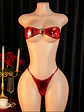  BIKINI BRILLOSO ROPA DE BAÑO-SOLEDAD FLEX - Miniatura 5