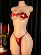  BIKINI BRILLOSO ROPA DE BAÑO-SOLEDAD FLEX - Miniatura 6