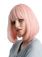 ✨ Peluca Rosa Pastel Corte Bob Ondulado | Look Kawaii, Cosplay y Moda - Miniatura 1