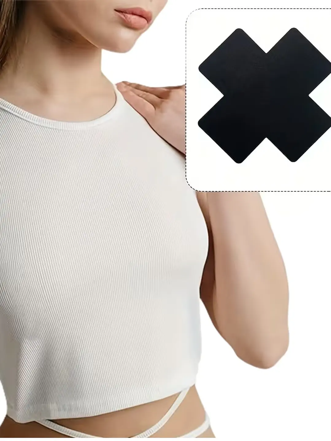 Parches Pezoneros en X | Cobertura Discreta y Sexy LUXURY 1