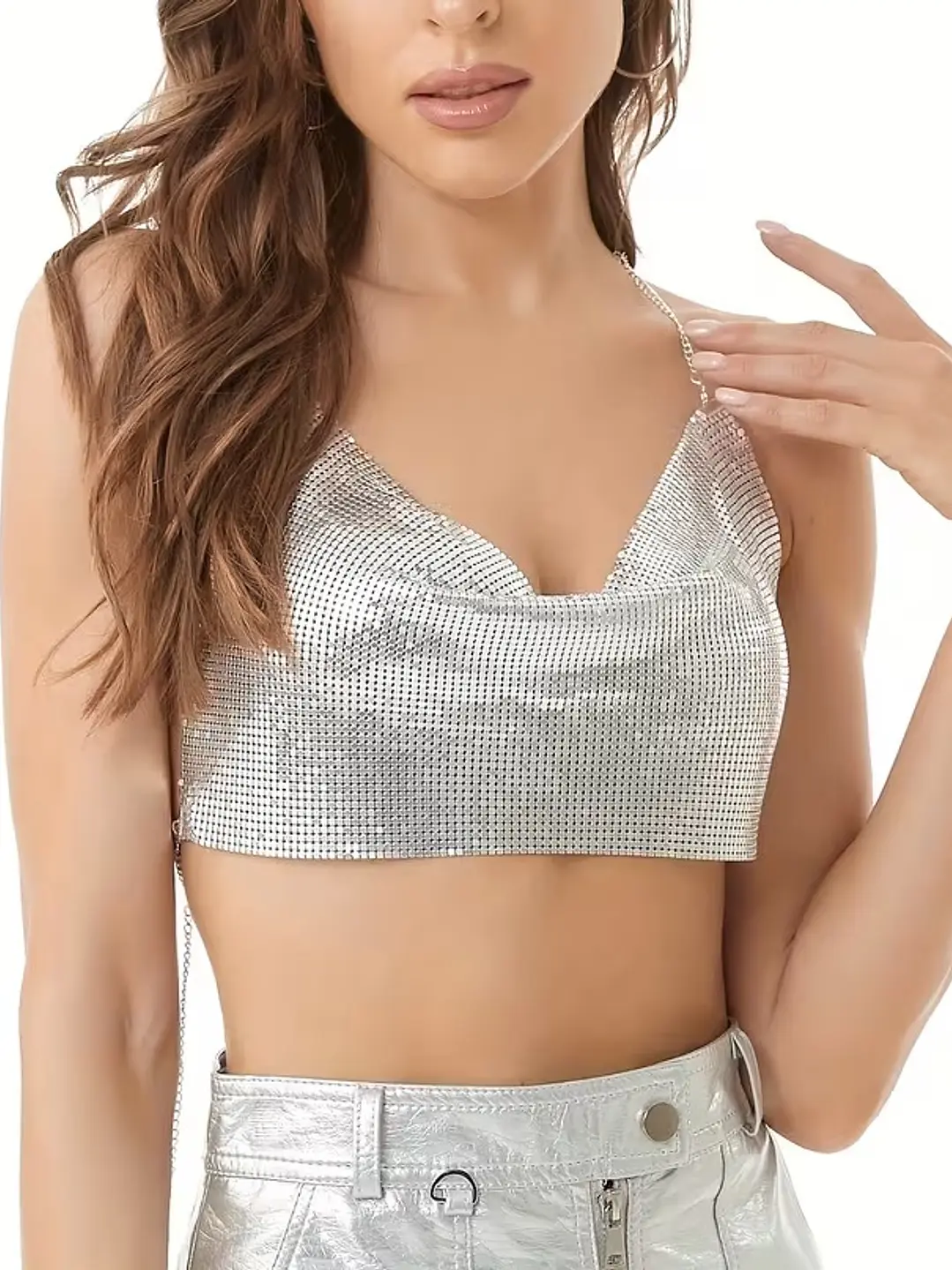 ANAIS FLEX MINI TOP METALICO TEJIDO PEDRERIA 4